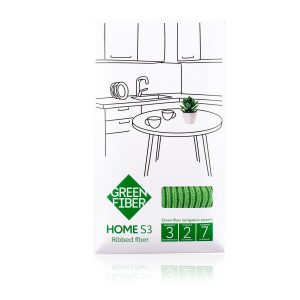 Файбер ребристый HOME S3, зеленый 4